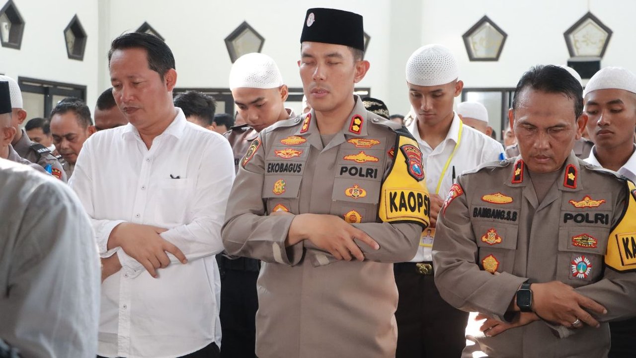 Polwan Bakar Suami yang Anggota Polri di Mojokerto sampai Tewas, Polisi Gelar Salat Gaib