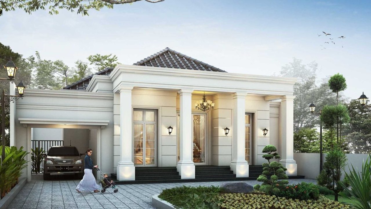 Desain Rumah 8x10 dengan 1 Lantai yang Bisa Jadi Inspirasi