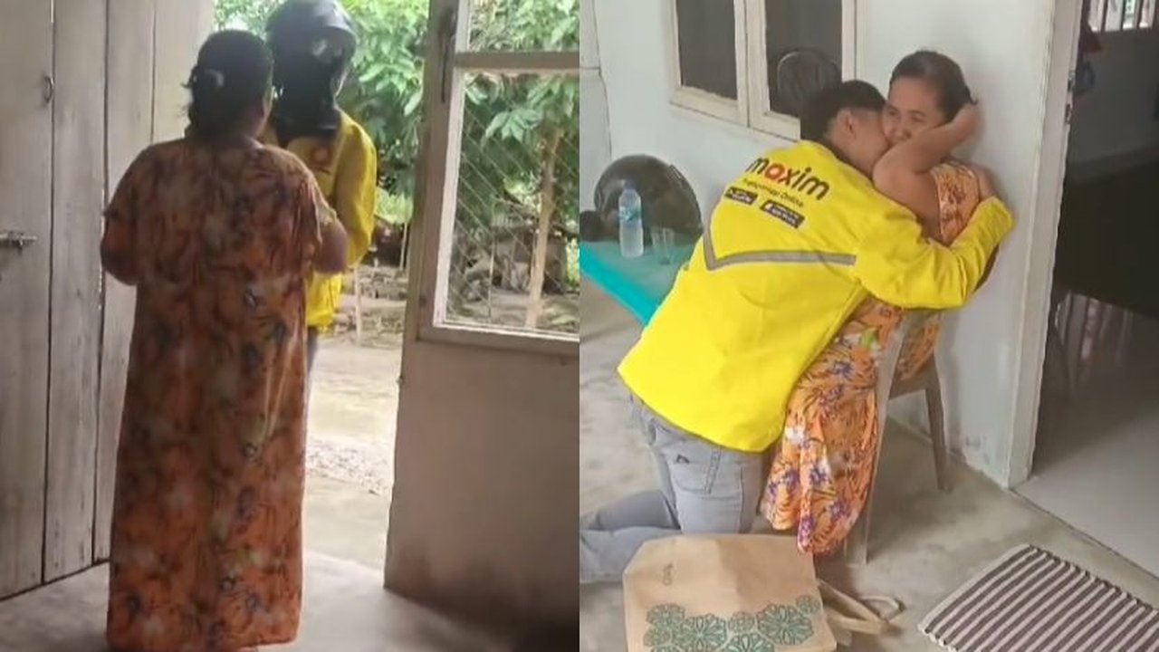 8 Tahun di Perantauan, Momen Pria Beri Kejutan ke Ibunya Ini Bikin Haru