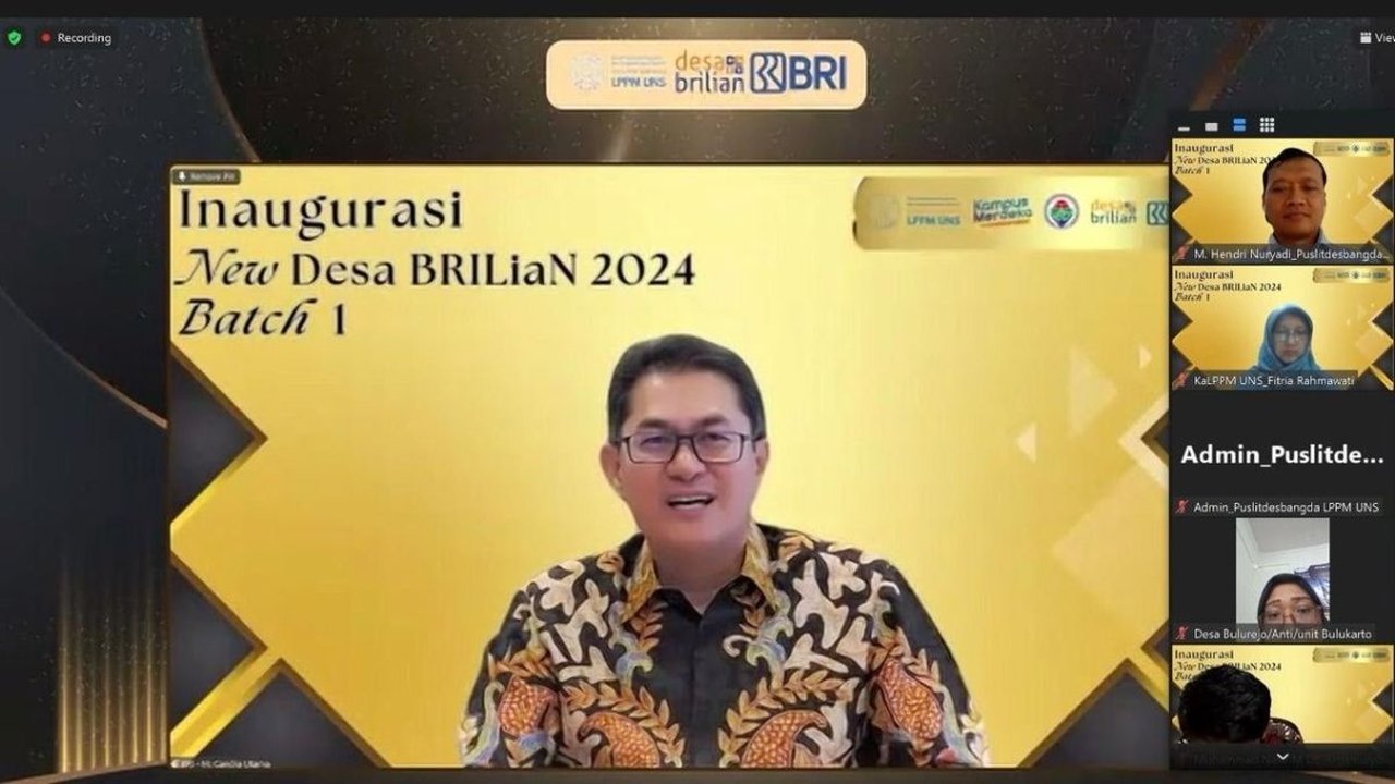 Inaugurasi Desa BRILiaN Batch 1 2024, BRI Beri Apresiasi Bagi 40 Desa Terpilih