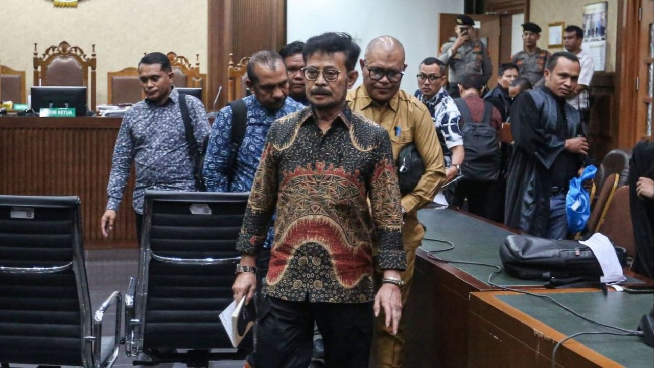 Divonis 10 Tahun Penjara, SYL Ngotot Tidak Memeras Anak Buah Malah Pamer Pencapaian
