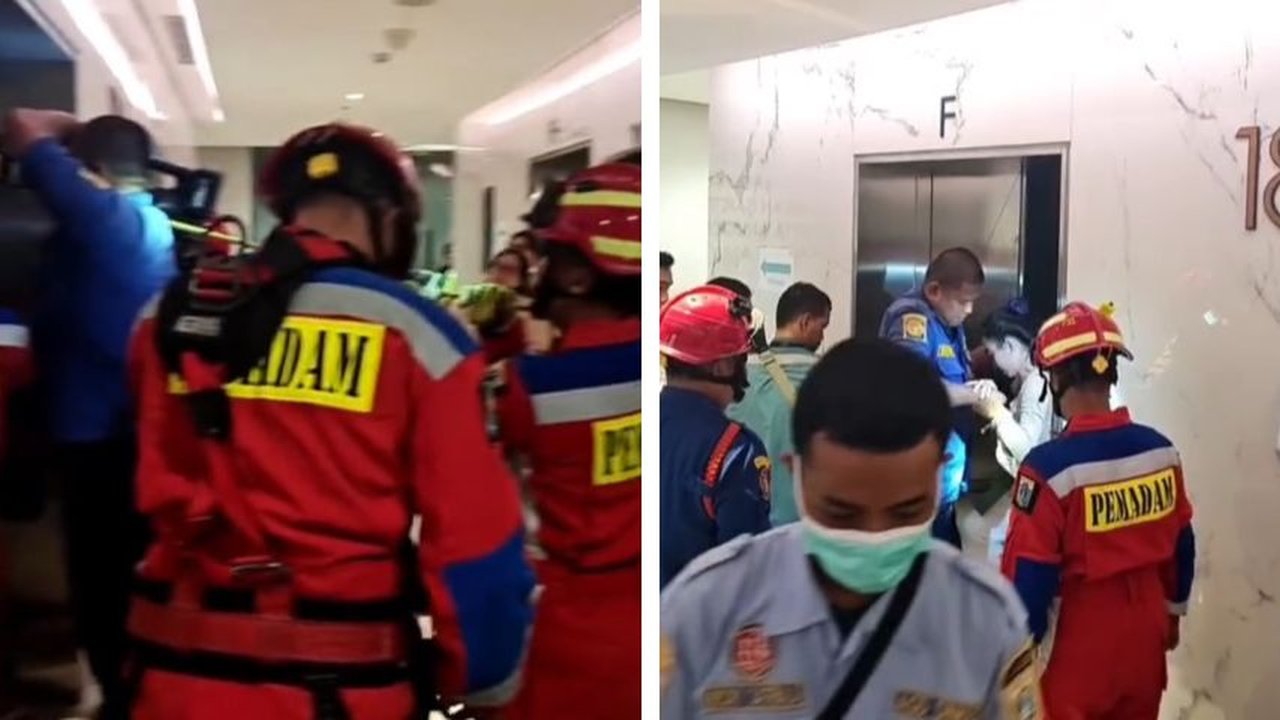 Momen Menegangkan Karyawan Terjebak di Lift selama Hampir 5 Jam, Aksi Sigap Petugas Damkar Bantu Evakuasi Tuai Pujian