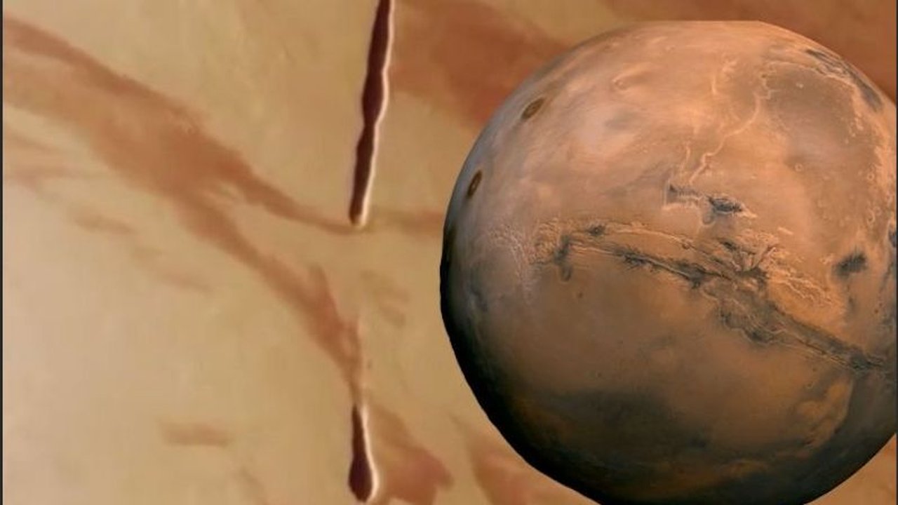 Bekas Retakan di Permukaan Mars Kini Terlihat Jelas, Lokasinya Dekat Gunung Berapi