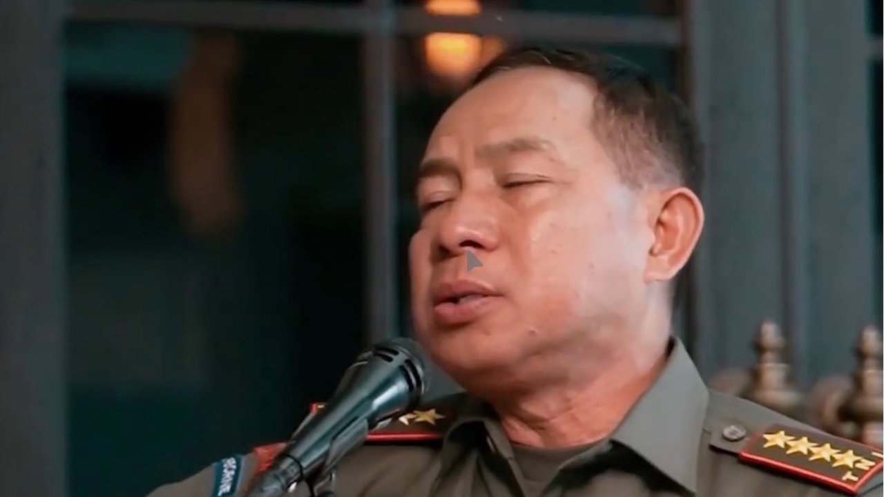Suara Melengking Panglima TNI saat Membawakan Lagu 'Benci Untuk Mencinta' Bikin Merinding
