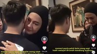 Momen Paula Verhoeven Peluk Baim Wong di Rumah Duka Menarik Perhatian Banyak Orang