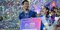 Mohammad Ahsan dan Ziva Magnolya Semringah Berhasil Kalahkan Raffi Ahmad dan Bellaetrix Manuputty di TOSI 4