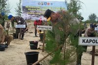 Polda Babel Hijaukan Lahan Bekas Tambang, 28.775 Pohon Ditanam di 145 Hektare