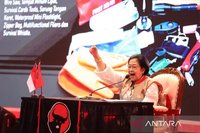 Megawati Hadiri Rakernas PDIP Ancol, Petinggi Partai Turut Meramaikan