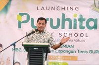 Nurdin Halid Resmikan Puruhita Islamic School, Wujudkan Mimpi Pendidikan Modern Internasional di Gowa