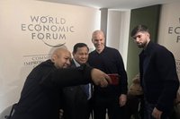 Prabowo Subianto Bertemu Legenda Zinedine Zidane di Davos, Bahas Karier Theo