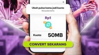 Sisa Pulsa Rp1 Bisa Jadi Kuota, Ini Cara Tukar Pulsa AXIS
