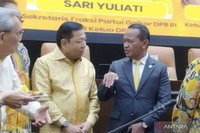 Bahlil dan Setya Novanto Hadiri Perayaan HUT Ke-58 Fraksi Golkar DPR RI
