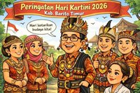 ASN Barito Timur Wajib Kenakan Batik dan Busana Adat Peringati Hari Kartini 2026