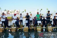 Bupati Badung Pimpin Aksi Penanaman Mangrove, Perkuat Komitmen Pelestarian Lingkungan