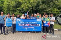 TVRI, RRI, dan ANTARA Banten Gencarkan Sosialisasi Piala Dunia 2026 Lewat Jalan Santai dan Nobar