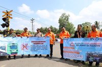 KAI Daop 6 Yogyakarta Imbau Masyarakat Waspada di Perlintasan Sebidang Selama Libur Panjang