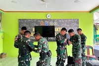 Satgas Pamtas Perkuat Pengawasan Udara Perbatasan RI-Malaysia dengan Latihan Anti-Drone