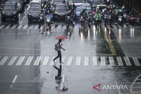 BMKG: Prakiraan Cuaca Jakarta Kamis, Sebagian Wilayah Diguyur Hujan Ringan Sore Hari