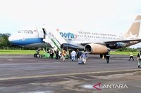 Pendaratan Perdana Airbus A320 di Bandara Haji Asan Sampit Buka Peluang Ekonomi Kotim yang Lebih Luas