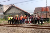 KAI Daop 1 Jakarta Perkuat Keselamatan, Lakukan Penutupan Perlintasan Sebidang KAI Serang