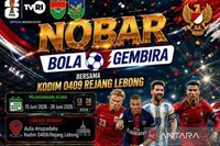 Pererat Kemanunggalan, Kodim 0409/Rejang Lebong Gelar Nobar Piala Dunia 2026 Bersama Masyarakat