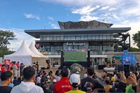 Ratusan Warga Antusias Ikuti Nobar Piala Dunia 2026 Palu yang Digelar TVRI Sulawesi Tengah