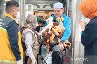 Jamaah Haji Debarkasi Banjarmasin Kloter 08 Tiba di Tanah Air, Kalsel dan Kalteng Bersatu