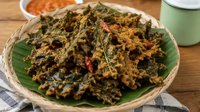 Resep Dendeng Daun Pepaya Pedas Gurih, Renyah dan Anti Pahit