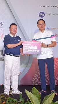 Turnamen Golf Amal Smartfren Berhasil Galang Donasi Rp200 Juta