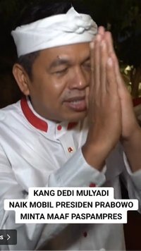 VIDEO: Dedi Mulyadi Minta Maaf ke Paspampres Naik Maung Garuda Usai Pelantikan Prabowo