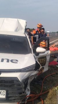 Kru tvOne yang Kecelakaan di Tol Batang-Pemalang sedang Menuju Gresik untuk Investigasi