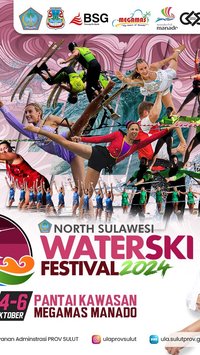 North Sulawesi Waterski Festival 2024 Resmi Digelar Sore Ini di Pantai Kawasan Megamas Manado