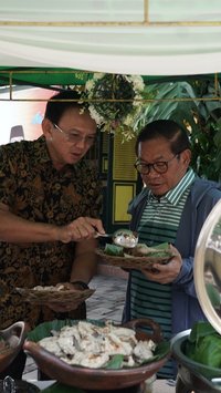 Masa Tenang, Pramono dan Ahok Sarapan Gudeg di Warung Bang Doel