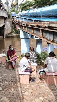 Warga Penghuni Kolong Jembatan Bakal Dipindah ke Rusun