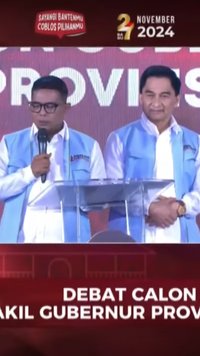 Debat Pilkada Banten soal Stunting: Ade Sumardi Bicara Hulu ke Hilir, Dimyati Bawa Nama Prabowo Bikin Penonton Riuh