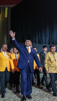 VIDEO: Prabowo di HUT Golkar "Saya Merasa Nyaman Ada Puan Maharani"