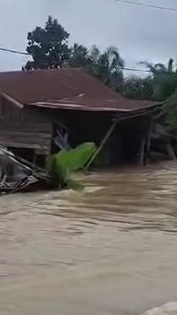 Banjir Landa Tiga Desa di Riau, 700 Rumah Terendam