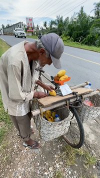 Penuh Kesederhanaan, Sosok Kakek Penjual Mangga Keliling dengan Sepeda di Aceh ini Ternyata Keturunan Nabi Muhammad SAW