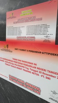 Rumah Mewah di Alam Sutera Hasil Penipuan Robot Trading Net89 Disita