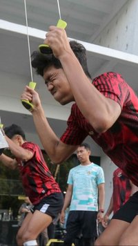 FOTO: Wajah-Wajah Pantang Menyerah Timnas Indonesia U-20 Saat Digembleng dengan Latihan Fisik Berat ala Marinir AS