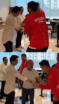 Viral Momen Temu Kangen Kevin Sanjaya dengan Tim Piala Thomas Indonesia, Penuh Gelak Tawa