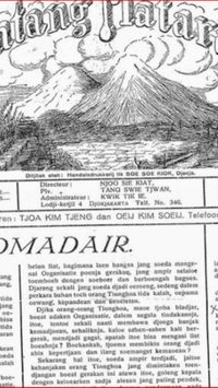 Potret Lawas Dua Surat Kabar yang Pertama Terbit di Jogja, Sama-Sama Gunakan Nama "Mataram"