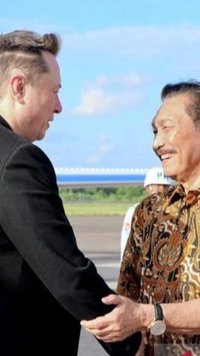 Tiba di Bali, Elon Musk Disambut Luhut