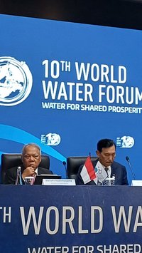 RI Tawarkan 113 Proyek Air di World Water Forum Ke-10 Bali, Nilainya Capai Rp150,4 Triliun