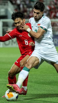 FOTO: Momen Timnas Indonesia U-23 Tampil Habis-habisan Lawan Irak di Piala Asia, Kalah 1-2 dalam Drama 120 Menit