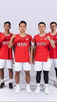 Siap Bawa Pulang Piala Thomas ke Tanah Air, Ini Susunan Line Up Indonesia Lawan China di Partai Final