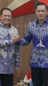 FOTO: Momen AHY Terima Kunjungan Ketua MPR di Markas Demokrat, Bahas Ongkos Politik Makin Mahal