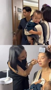 Kerja Bareng, Ini Potret Irfan Bachdim dan Jennifer Bachdim Gantian Momong Anak