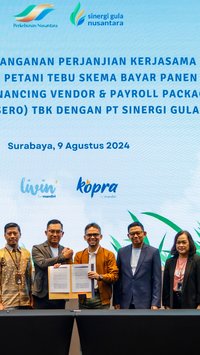 Komitmen Perkuat Ekosistem Pertanian, Bank Mandiri Jalin Kemitraan dengan PT Sinergi Gula Nusantara (PTPN Holding)