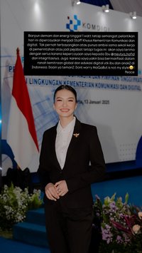 Ini Janji Raline Shah saat Perdana Meeting Usai Ditunjuk Jadi Stafsus Kementerian Komdigi